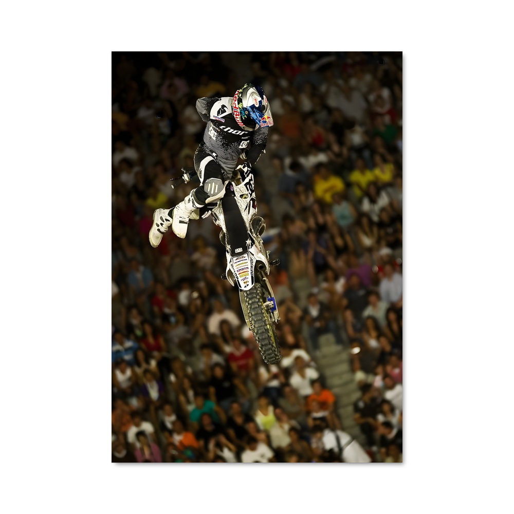 Poster Envolée Sauvage – affiche Motocross freestyle